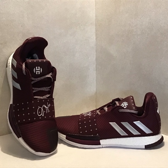 adidas Other - Adidas James Harden XIII “Lucky” Burg/White Sz: 13